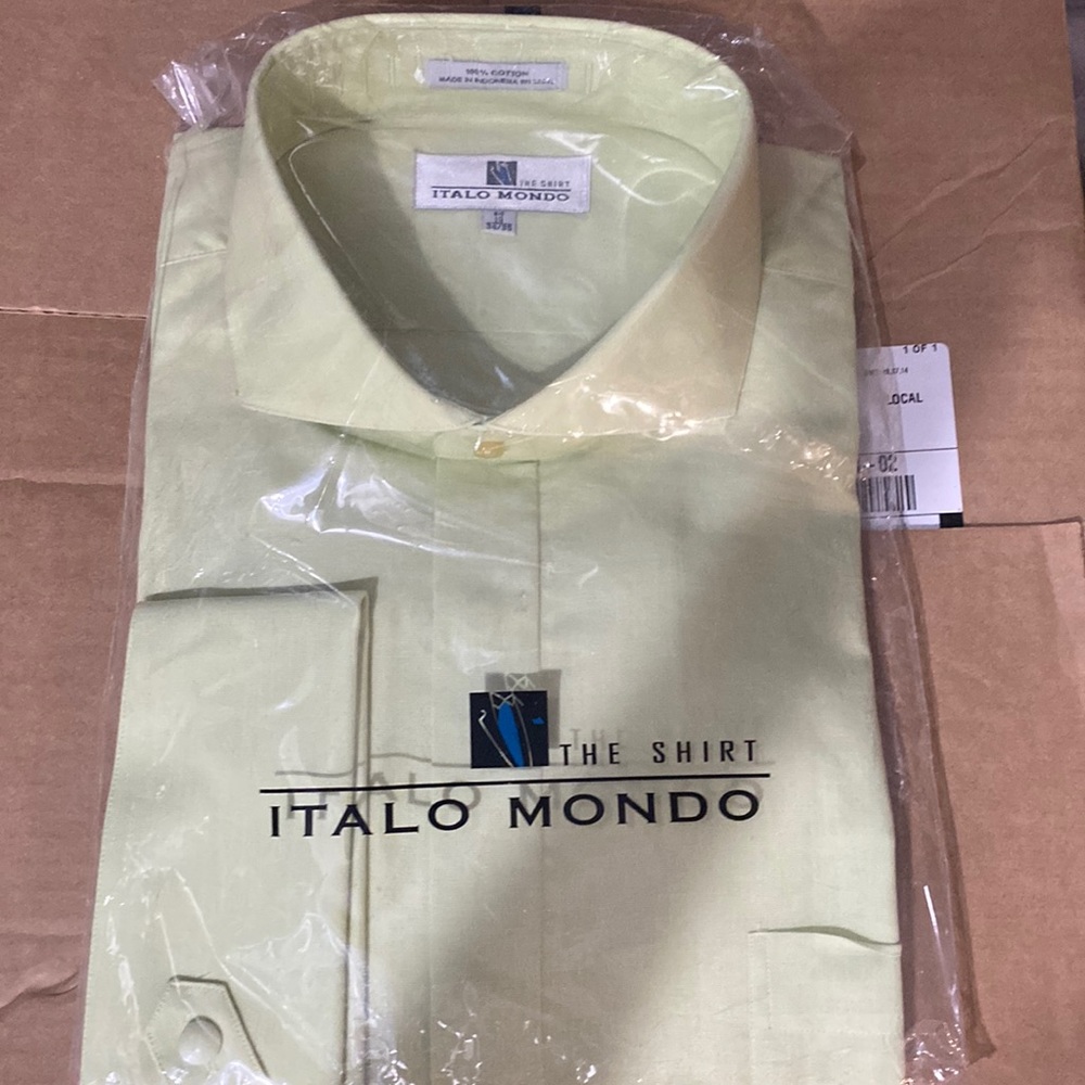 Lime Italo Mondo Dress Shirt
